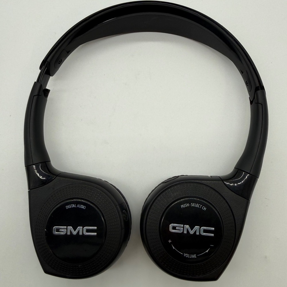 GMC Wireless Infrared IR Headphones Rear Seat Entertainment System Dual CH